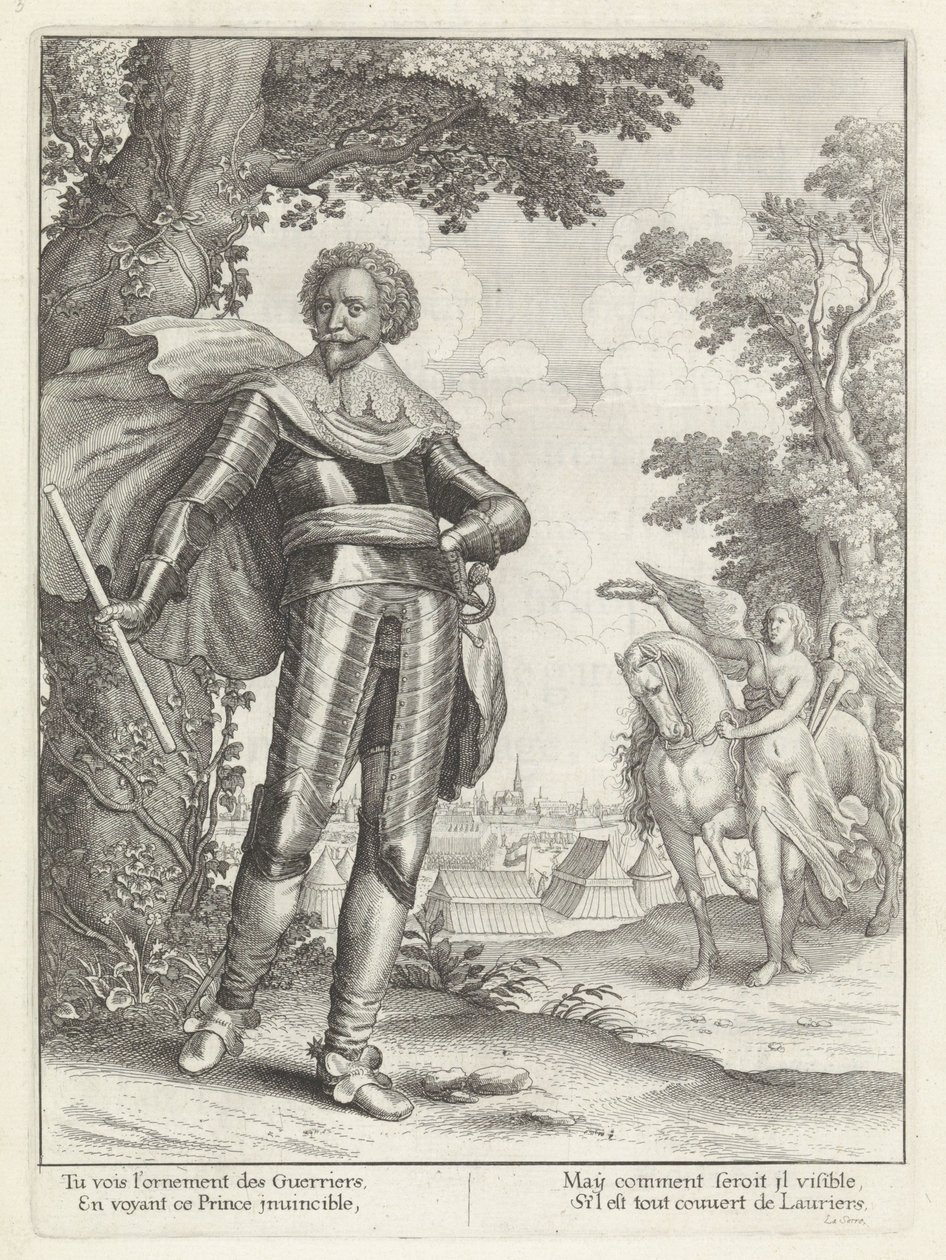 Portret van Frederik Hendrik, prins van Oranje door Wenceslaus Hollar