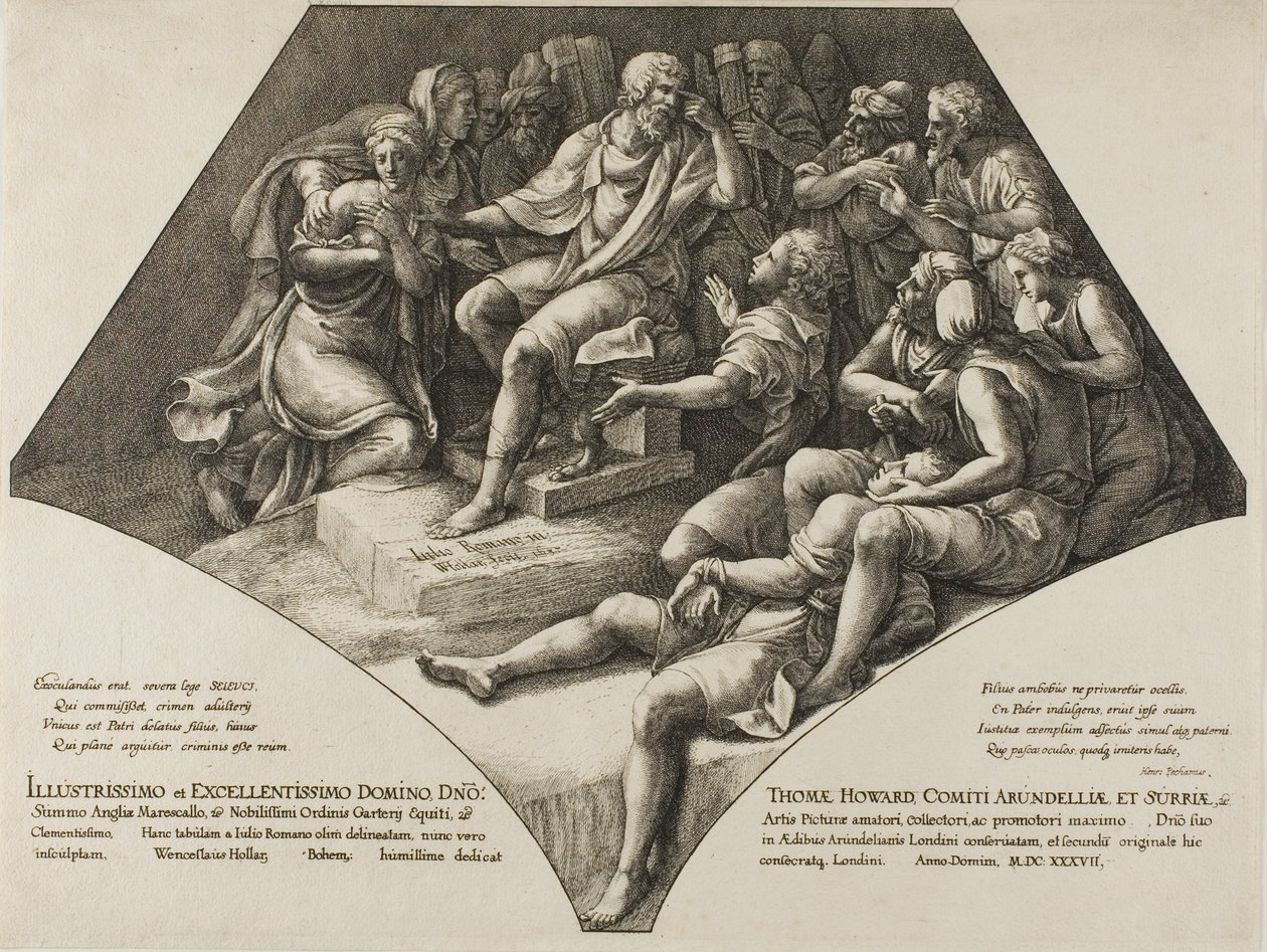 Seleucus en Zijn Zoon door Wenceslaus Hollar