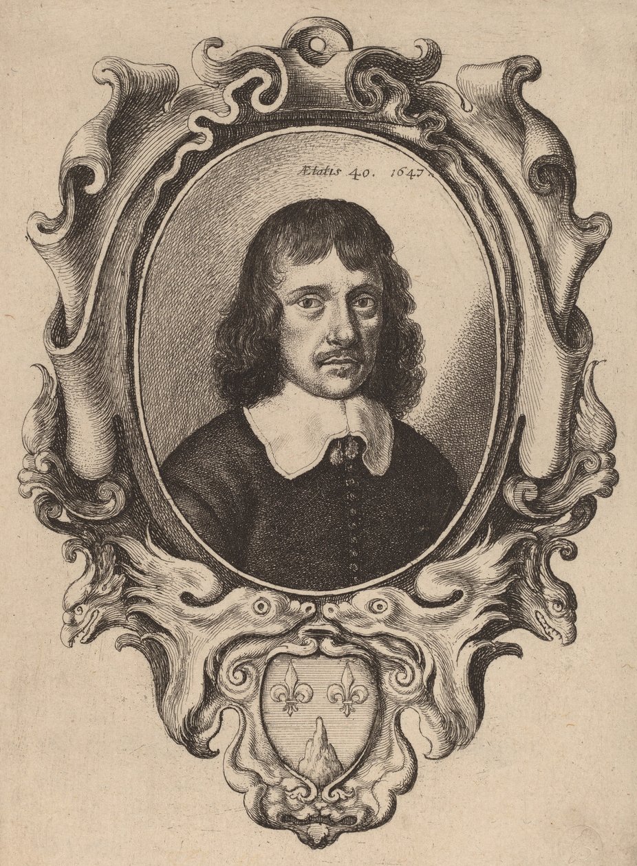 Zelfportret door Wenceslaus Hollar