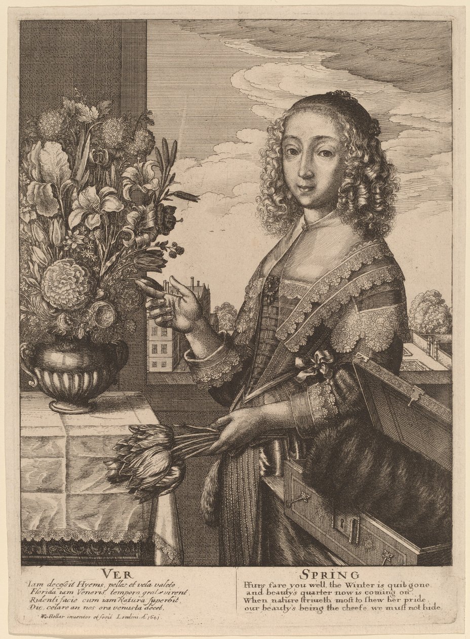Lente door Wenceslaus Hollar