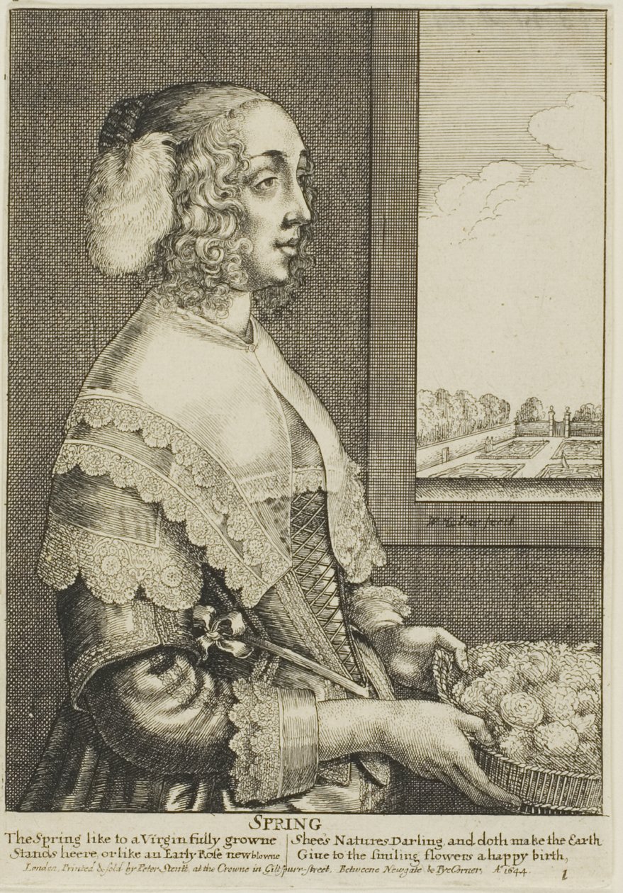 Lente door Wenceslaus Hollar