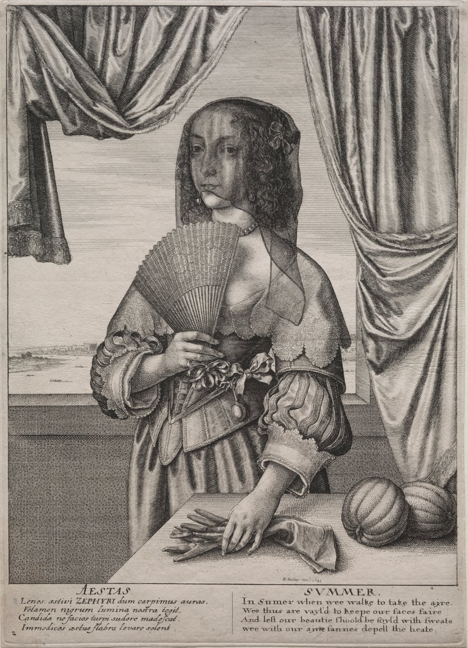 De Vier Seizoenen: Zomer door Wenceslaus Hollar