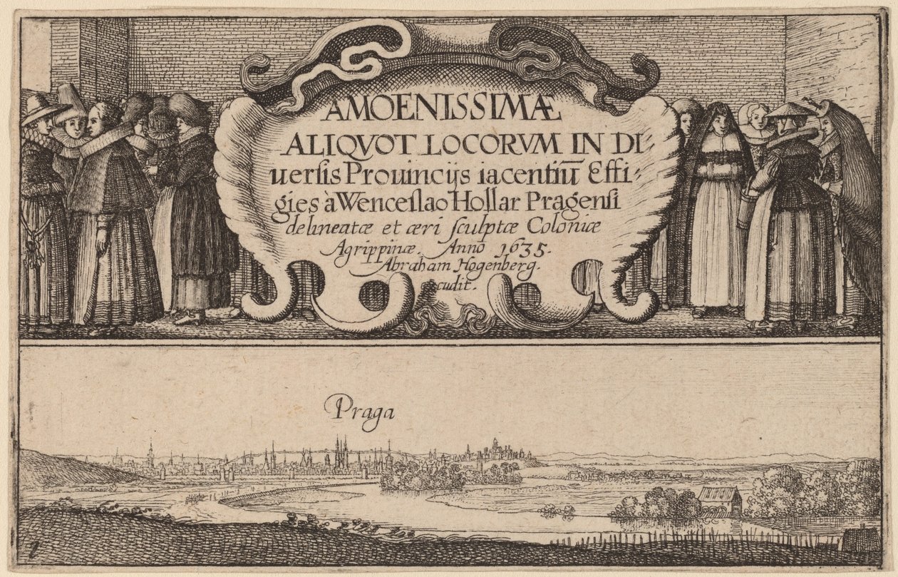 Titelpagina door Wenceslaus Hollar