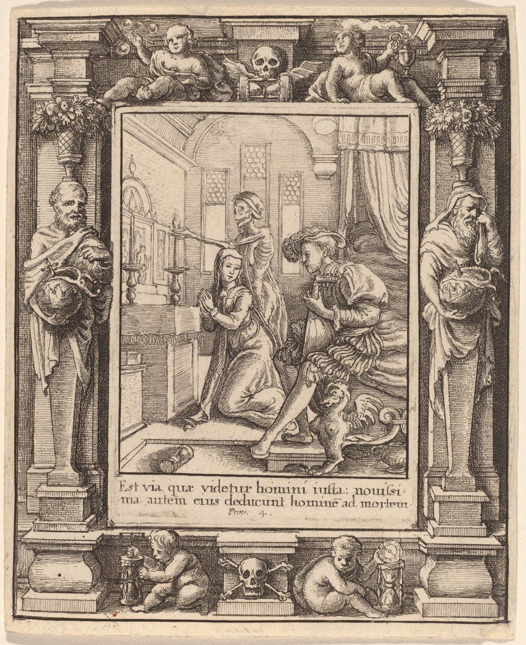 Non door Wenceslaus Hollar after Hans Holbein the Younger after Abraham van Diepenbeeck