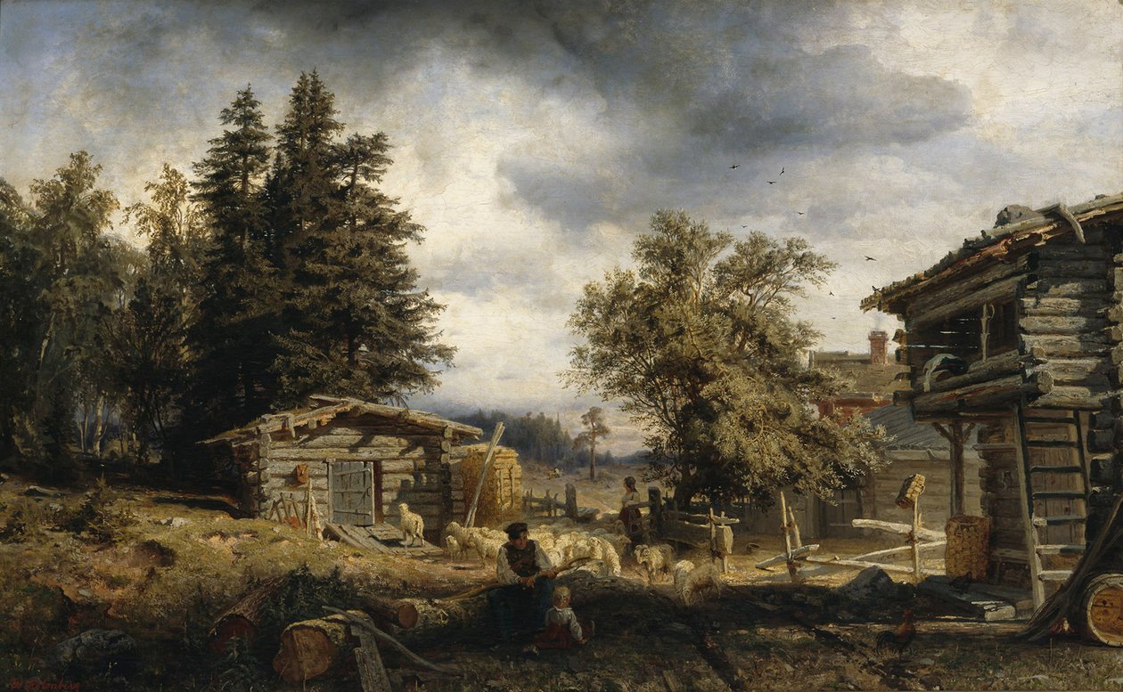 Huisje in Kuru door Werner Holmberg
