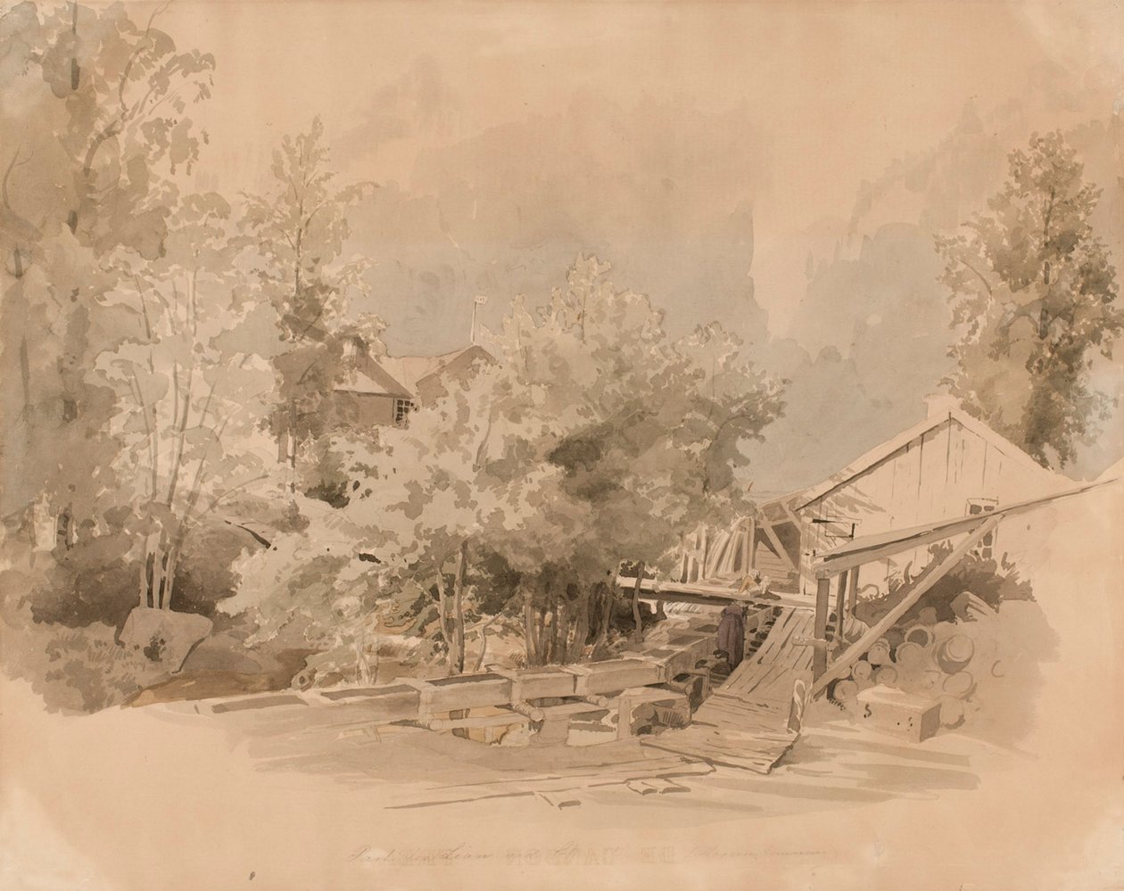 Noors molenlandschap door Werner Holmberg