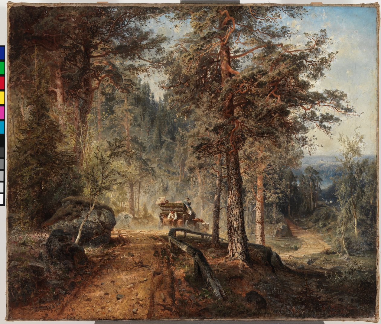 Weg in Häme (Een warme zomerdag) door Werner Holmberg