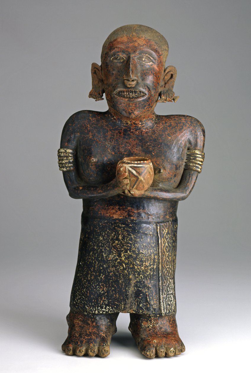 Staande vrouwelijke figuur, ca. 200 v.Chr.-300 n.Chr. door West Mexican