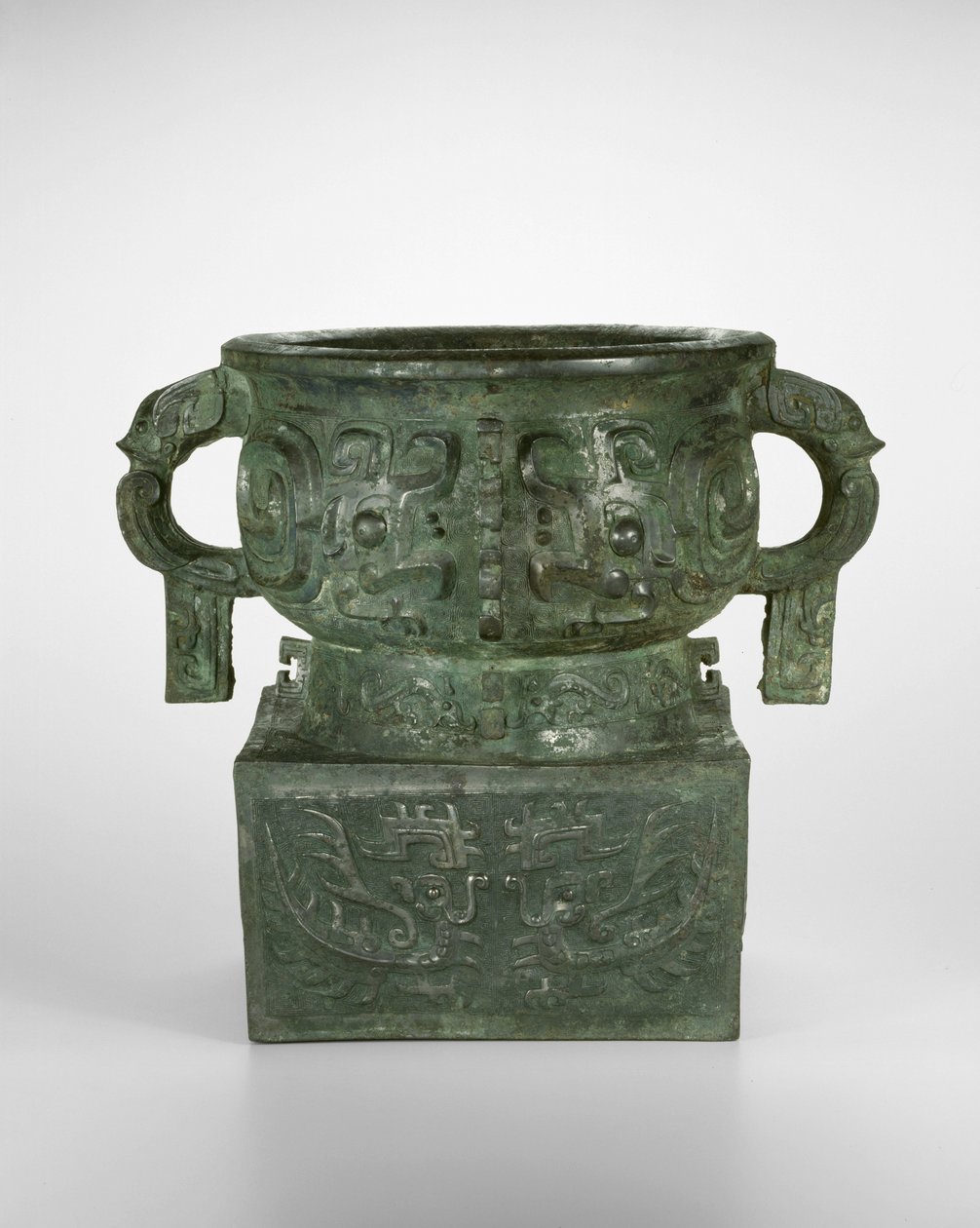 Graanvat door Western Zhou Dynasty Chinese School