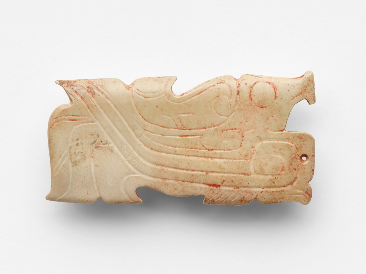 Hanger in de vorm van een vogel, c.1050-c.950 v.Chr. door Western Zhou Dynasty Chinese School