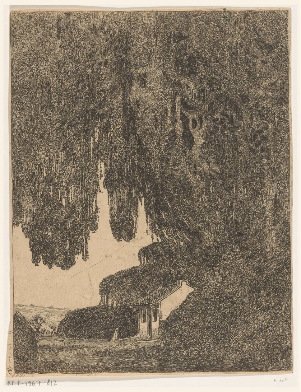 Chinese kapel in de omgeving van Semarang op Java door Wijnand Otto Jan Nieuwenkamp