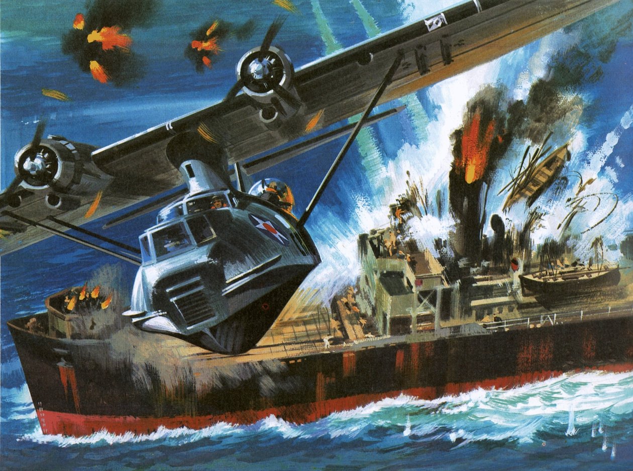 Geconsolideerde PBY Catalina door Wilf (20th century) Hardy