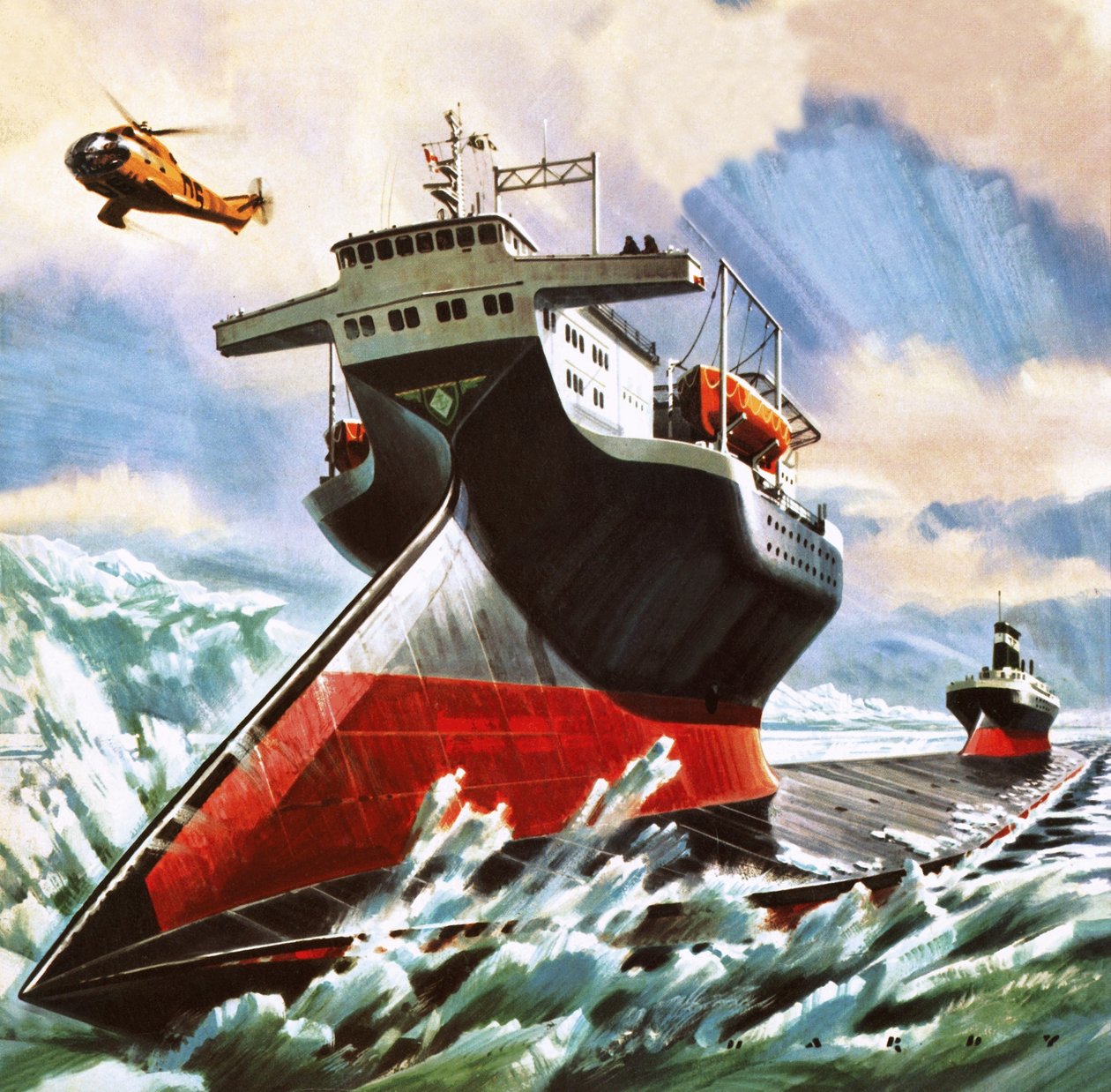 IJsbreker van de toekomst, bedacht in 1976 door Wilf (20th century) Hardy