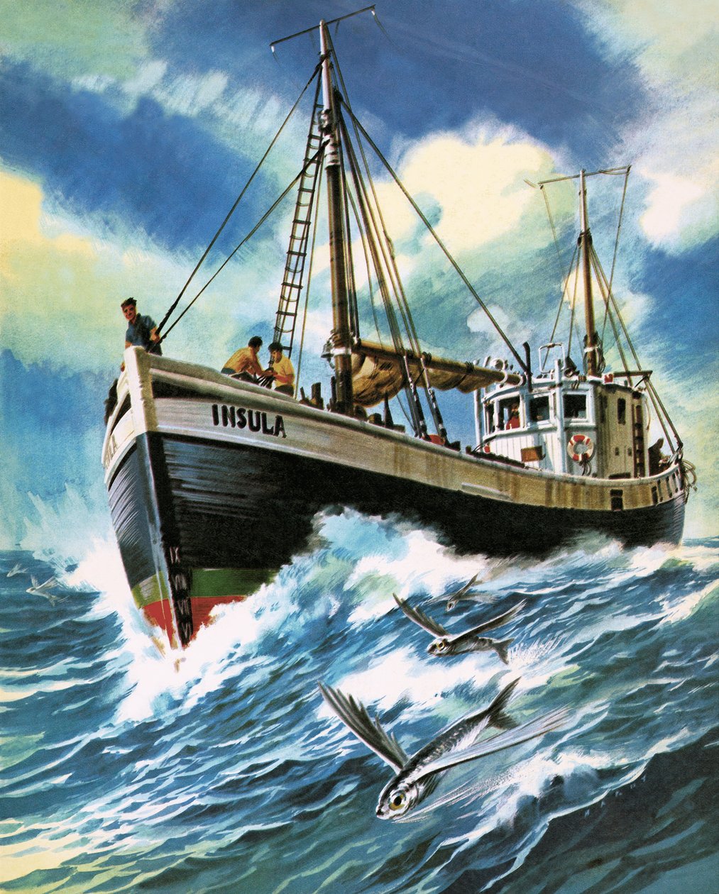 Reis naar het Spaanse vasteland door Wilf (20th century) Hardy