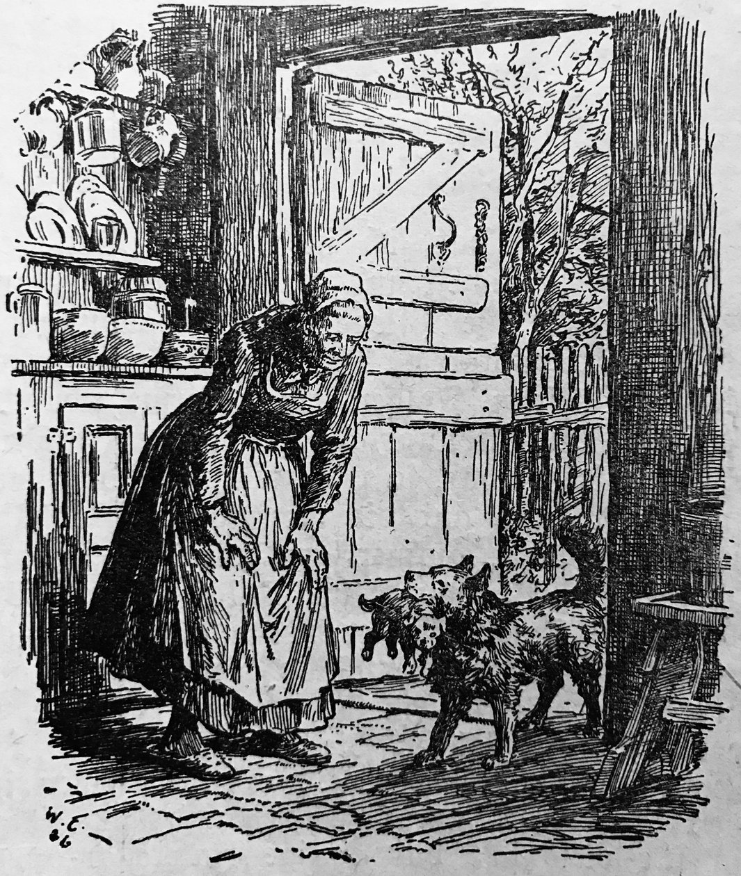Tekening door Wilhelm Claudius door Wilhelm Claudius