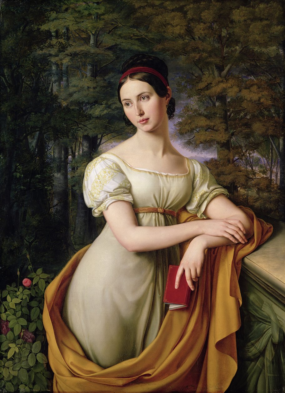 Agnes Rauch (1804-81), 1825 door Friedrich Wilhelm von Schadow