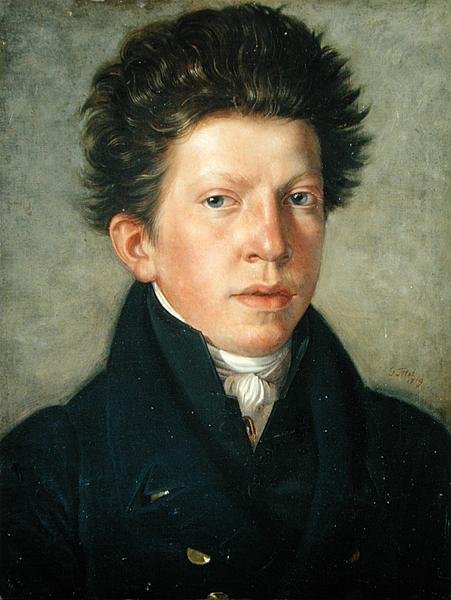 Karl von Bergen (1794-1835), 1819 door Wilhelm Titel