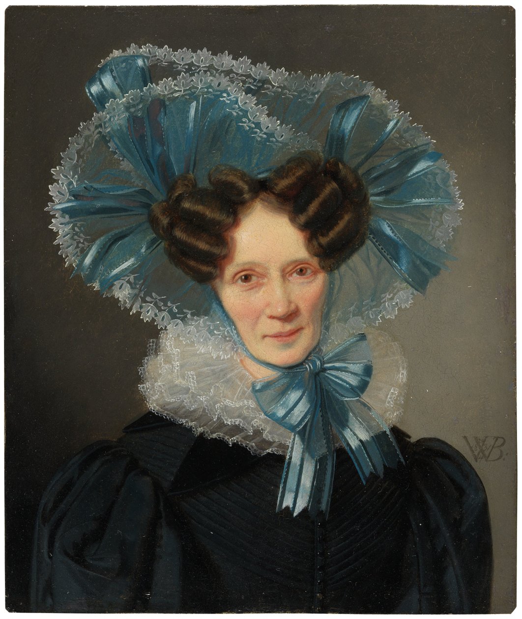 Gravin Sophia Vilhelmine Moltke, geboren Levetzau door Wilhelm Bendz