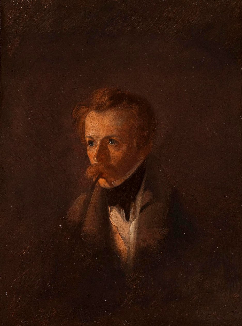 Portret van Daniel Fohr door Wilhelm Bendz