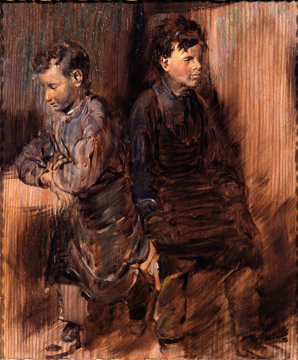 Twee jongens door Wilhelm Busch