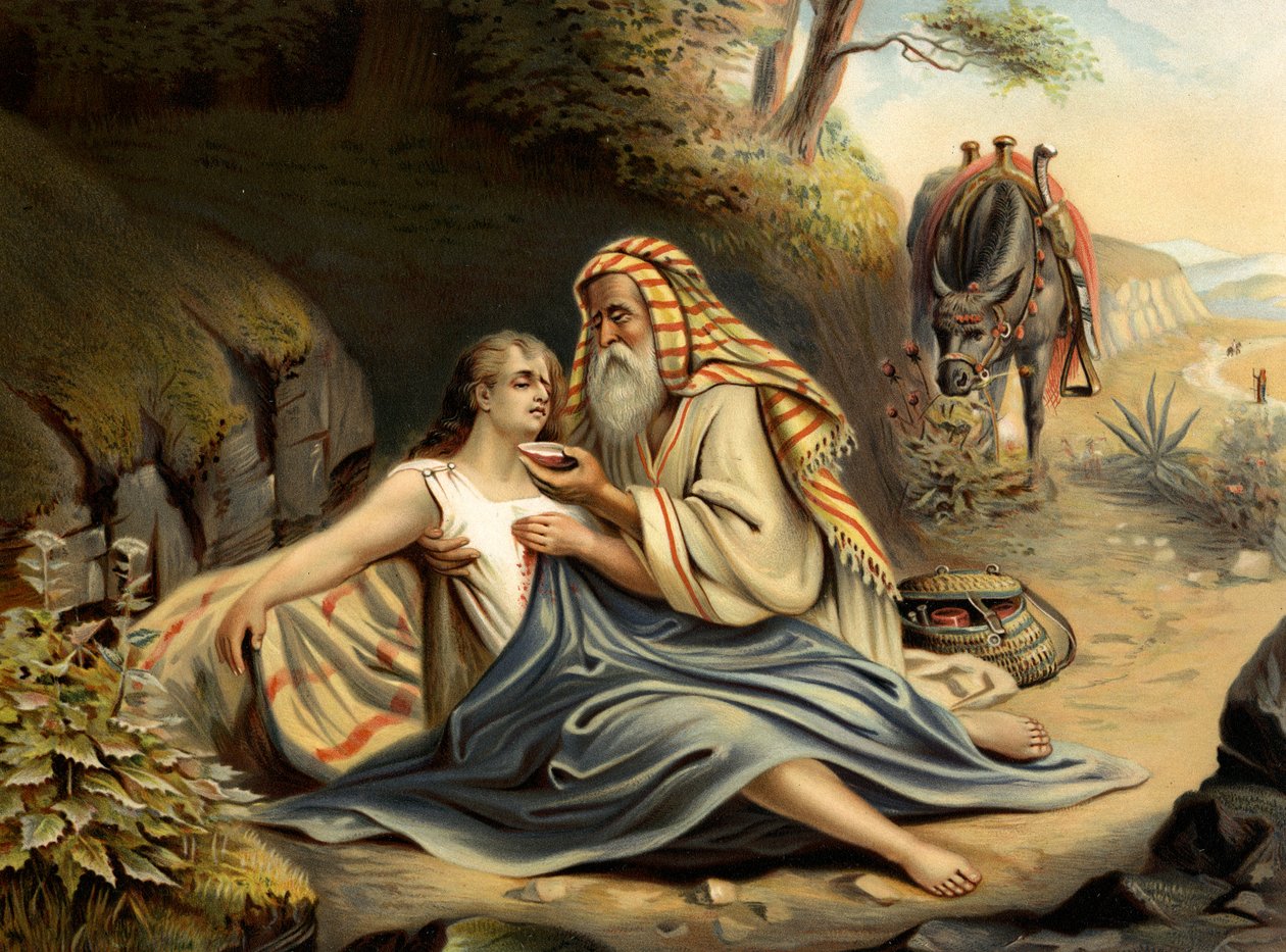 De Barmhartige Samaritaan door Wilhelm Ebbinghaus