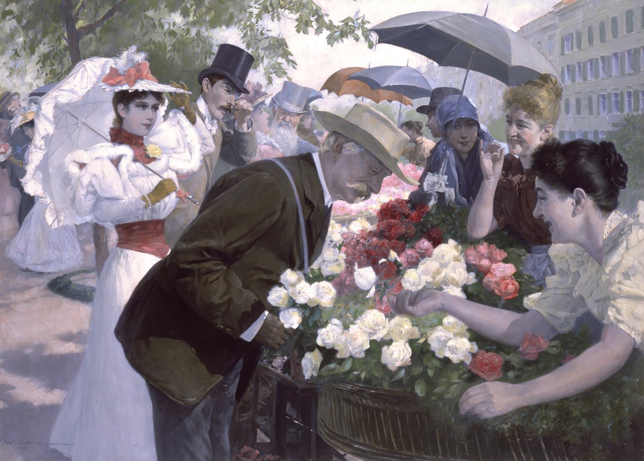 Rode of witte rozen? door Wilhelm Gause