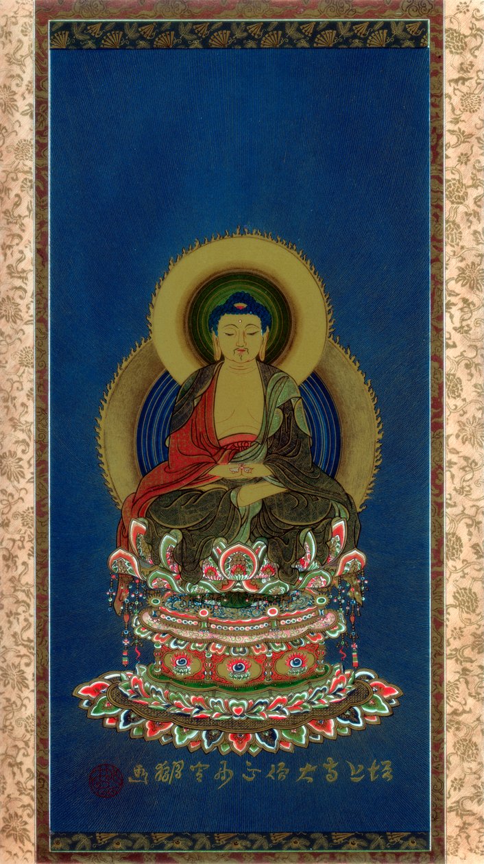 Amitabha, begin 19e eeuw door Wilhelm Greve