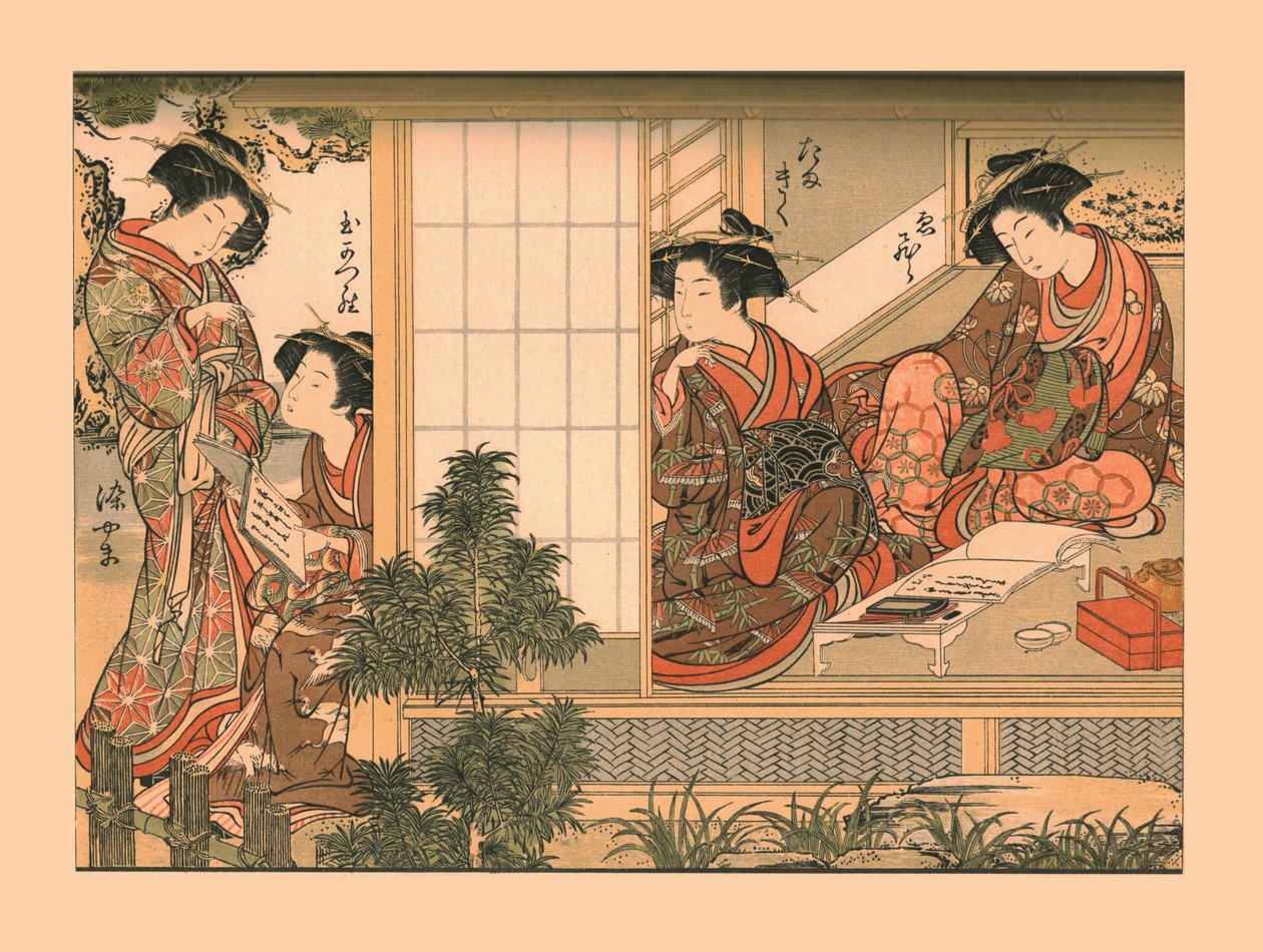 Japanse Schoonheden, 1776 door Wilhelm Greve