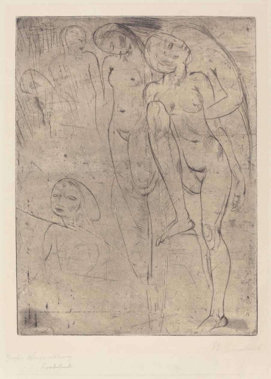 Grote Opstanding door Wilhelm Lehmbruck