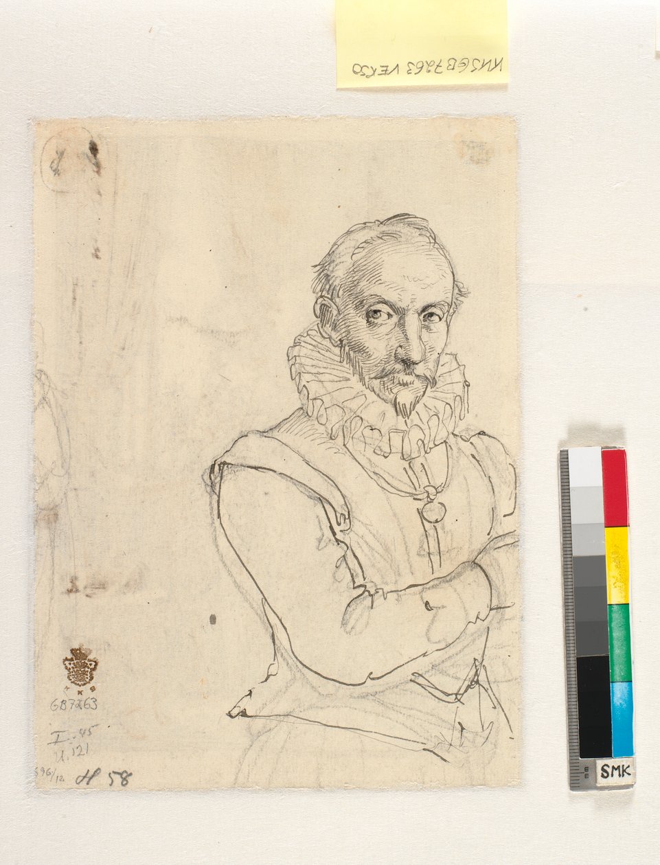 Een edelman, ten tijde van Christiaan IV door Wilhelm Marstrand