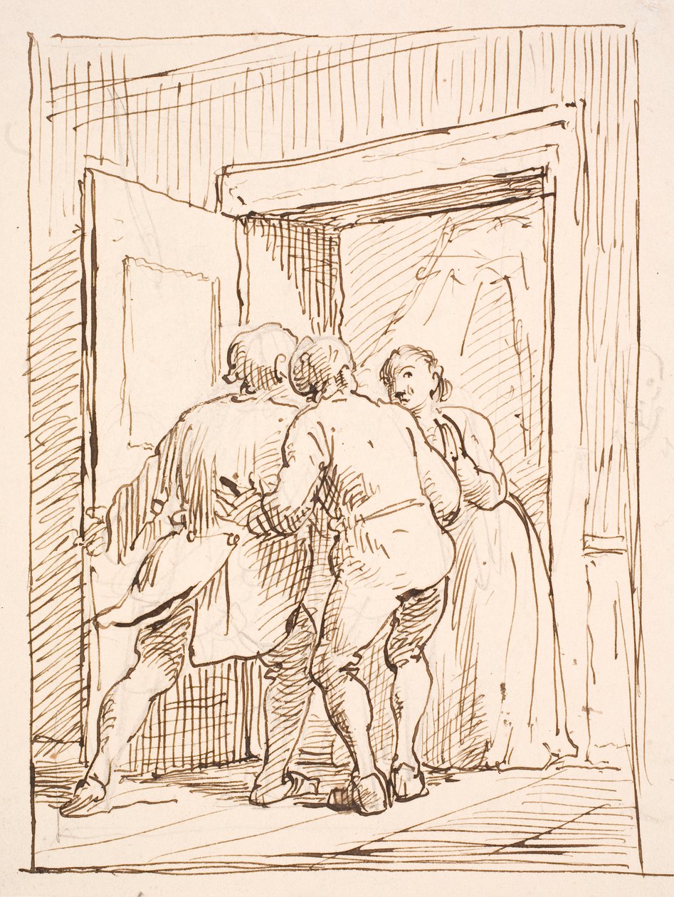 Een schandaal door Wilhelm Marstrand