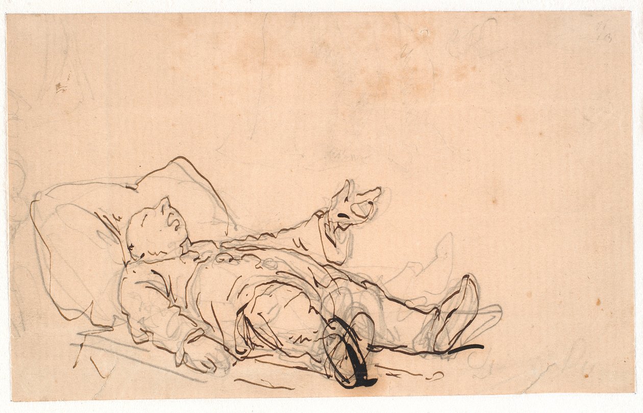 Ontwaken na de roes door Wilhelm Marstrand