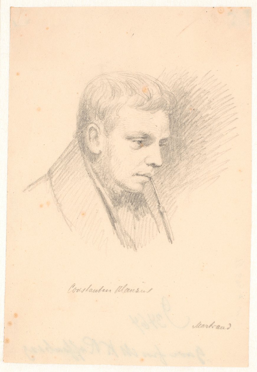 Portret van Constantin Hansen door Wilhelm Marstrand