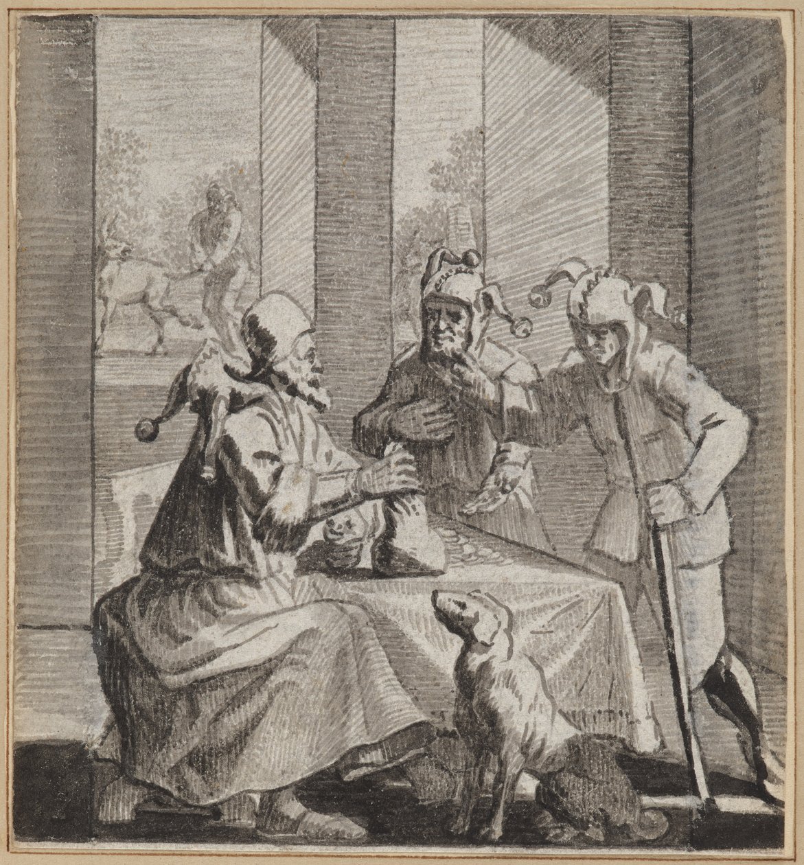 De borgontvangende dwaas door Wilhelm Stettler