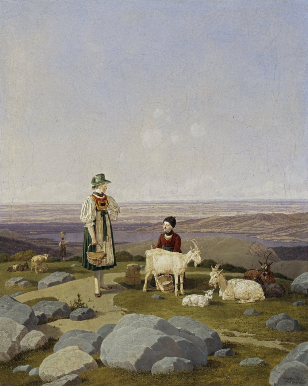 Op de Gaisalm door Wilhelm von Kobell