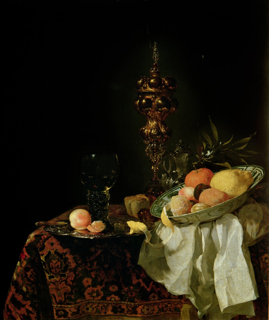Dessert, 1653-54 door Willem Kalf