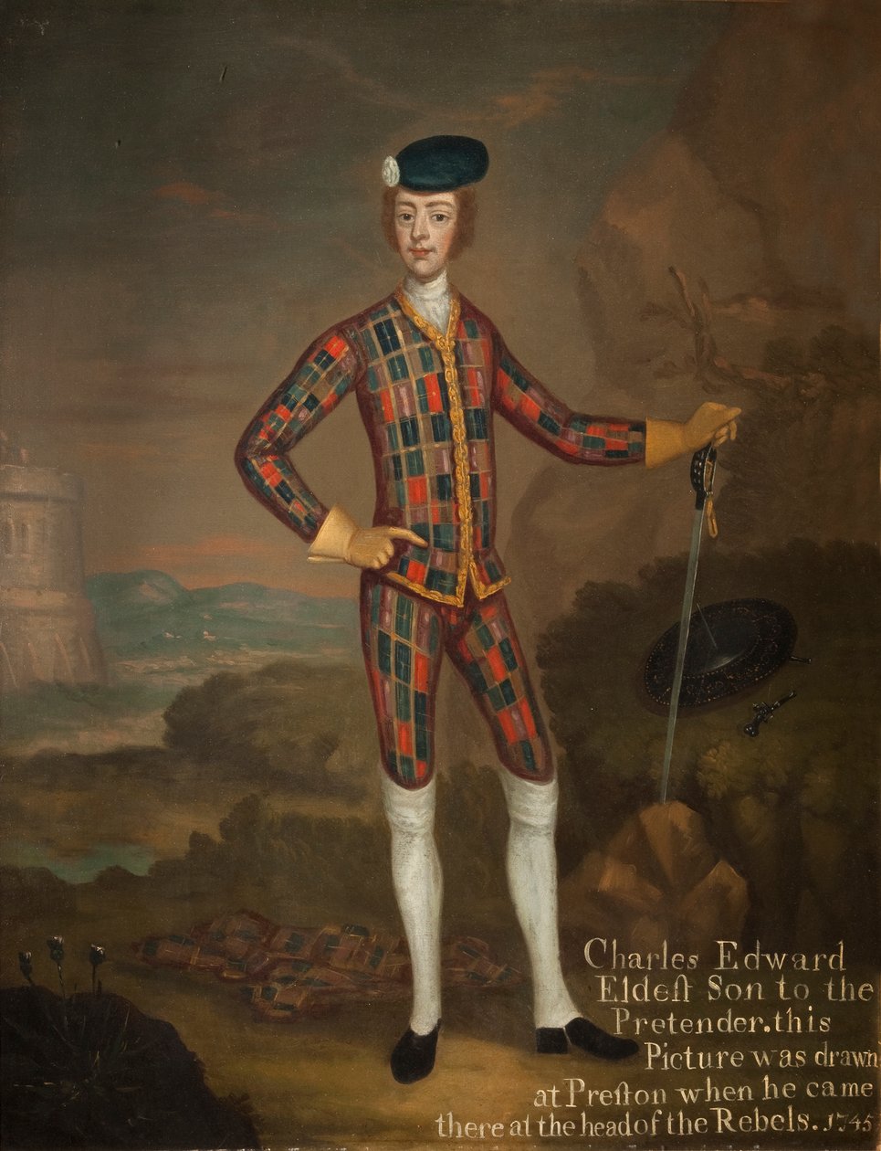 Prins Charles Edward Stuart, Zoon van de Oude Pretendent, 1745 door Willem Verelst