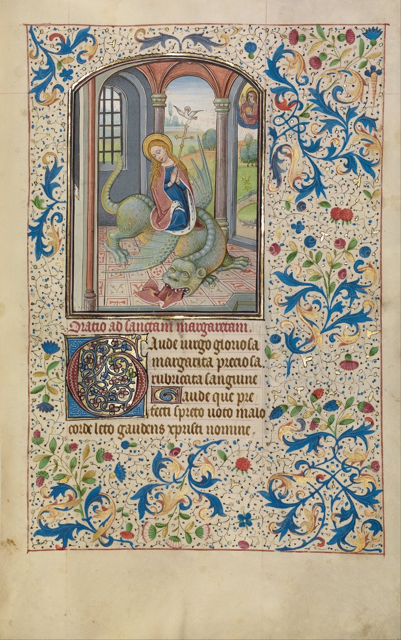 Sint-Margaretha door Willem Vrelant