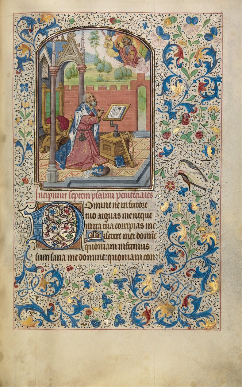 David in gebed door Willem Vrelant
