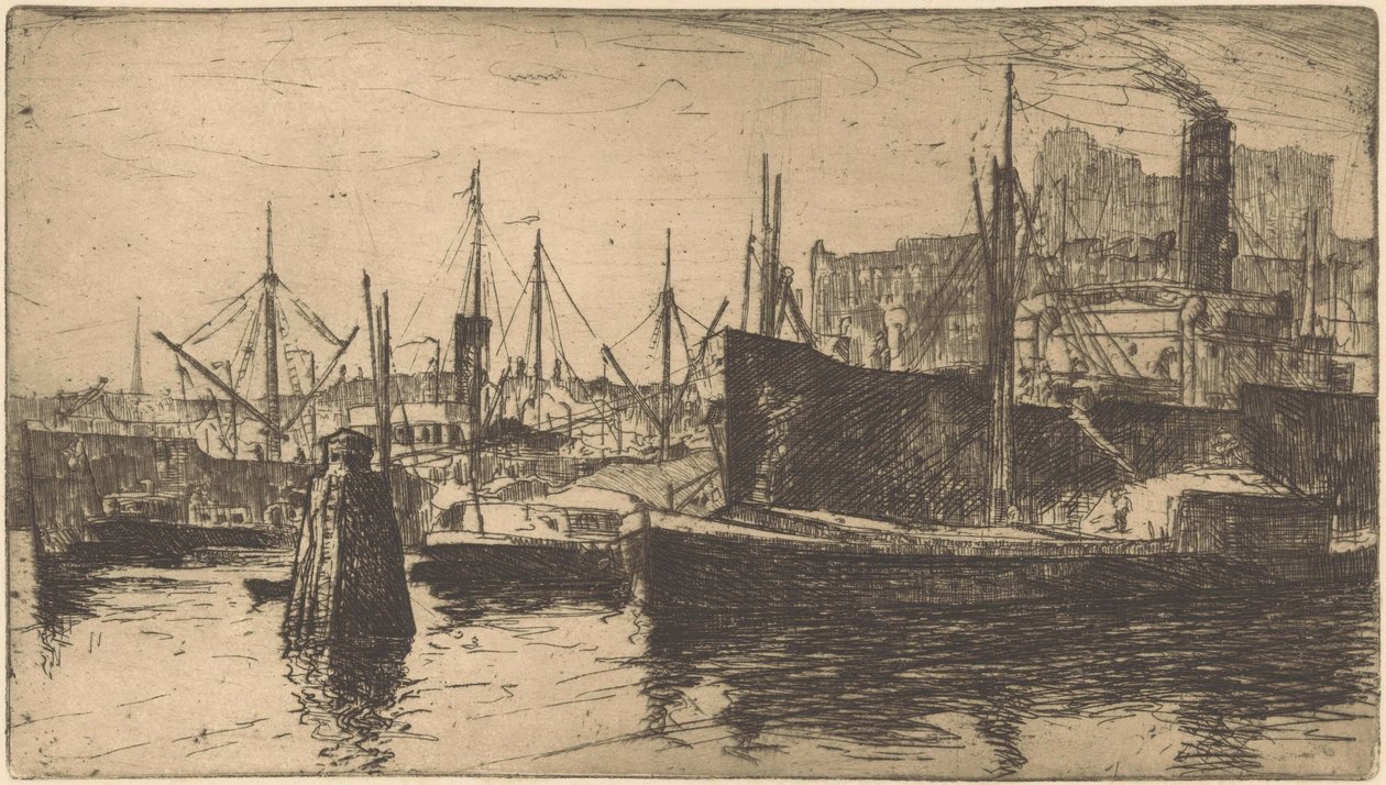 Rotterdam door Willem Adrianus Grondhout