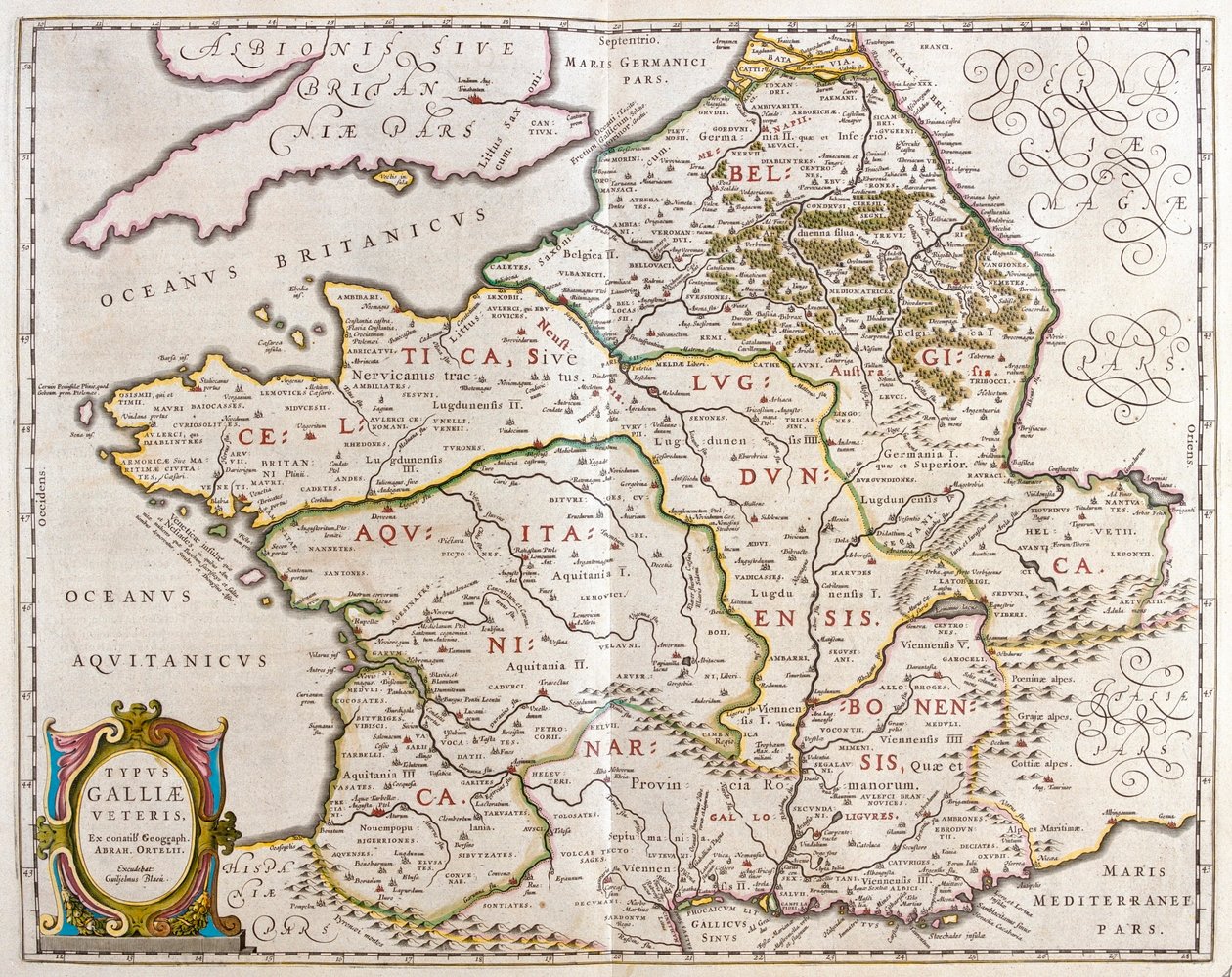 Landen van het oude Frankrijk, in 