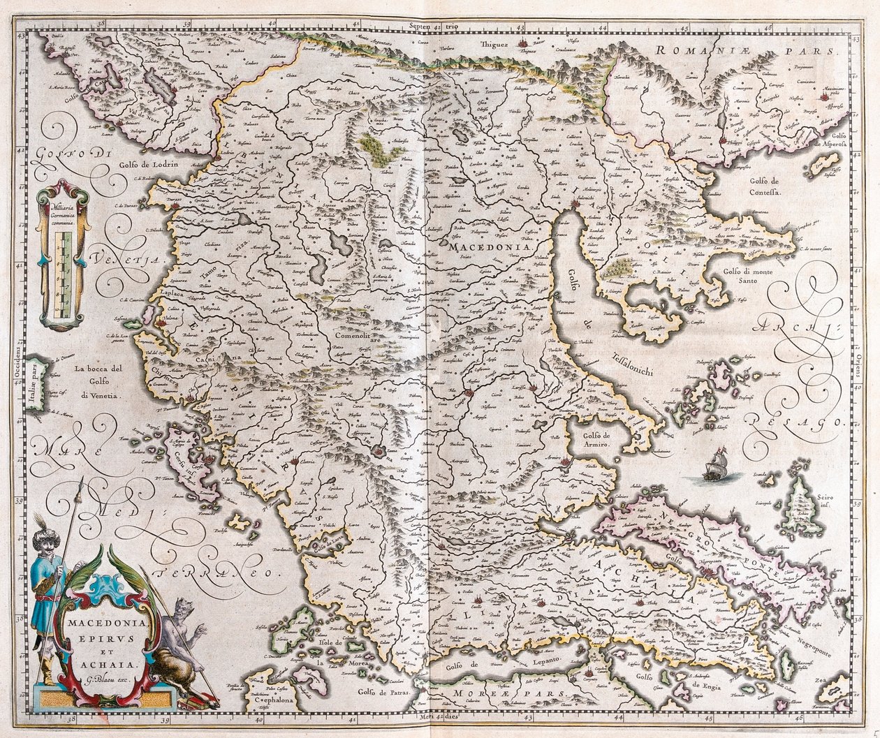 Griekenland, Macedonië, Albanië, in 