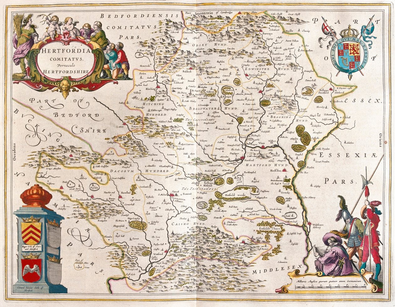 Hertford shire, in 