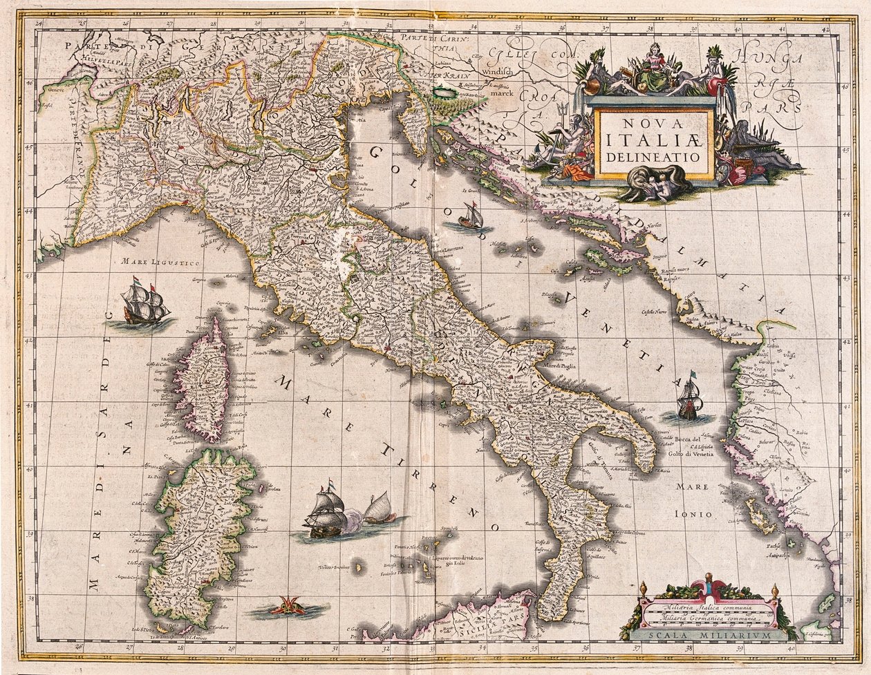 Italië en Corsica, in 