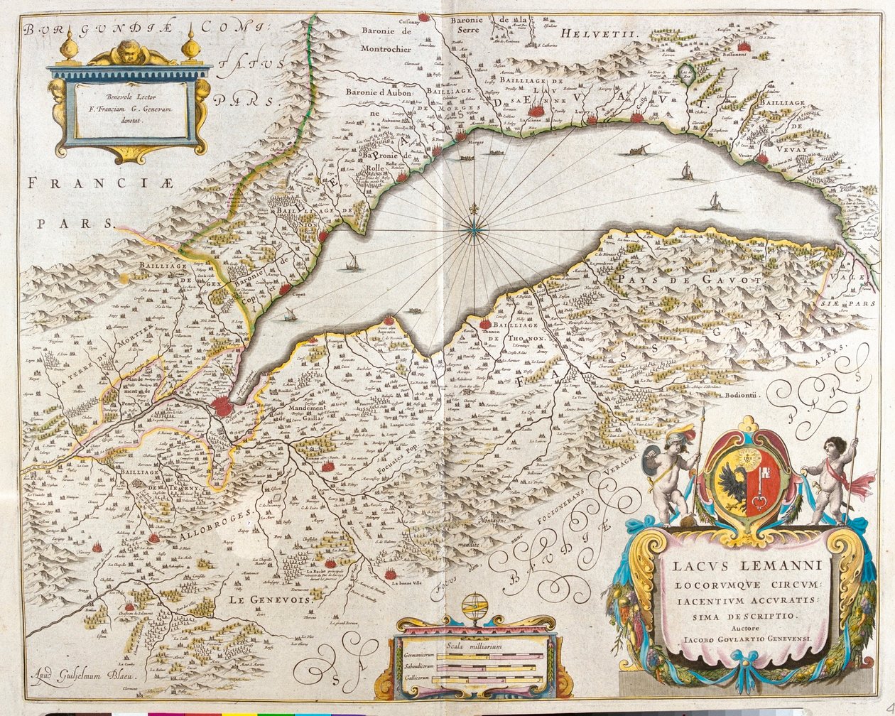 Meer van Genève, in 
