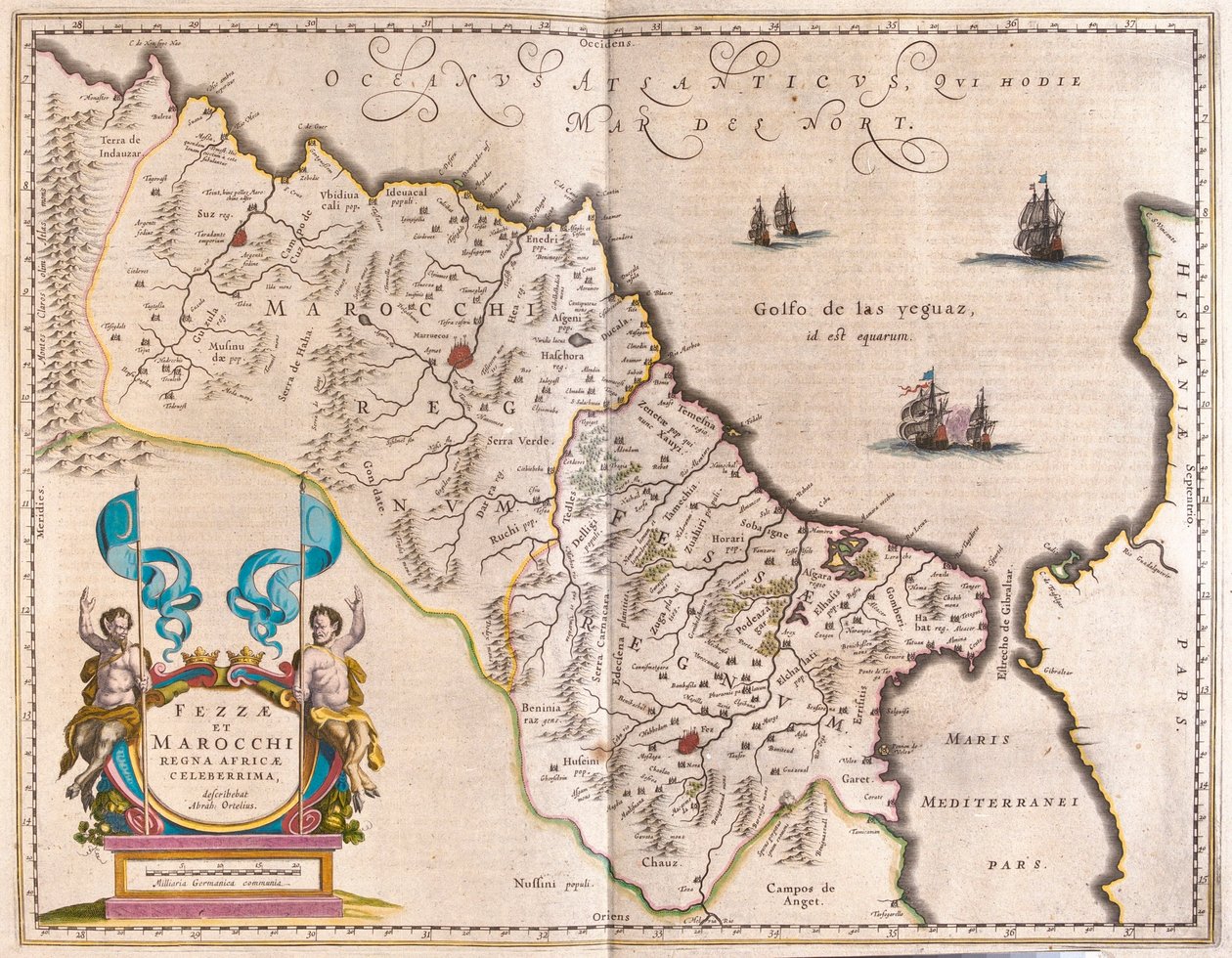 Noordwest-Afrika en Marokko, in 