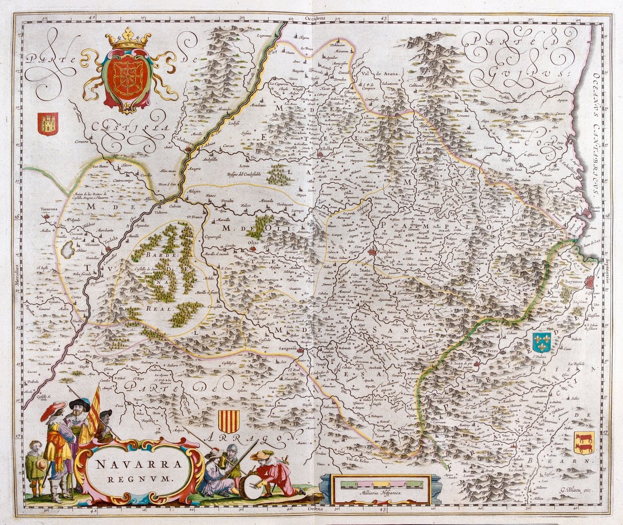 regio die Pamplona, Bayonne en San Sebastian omvat, in 