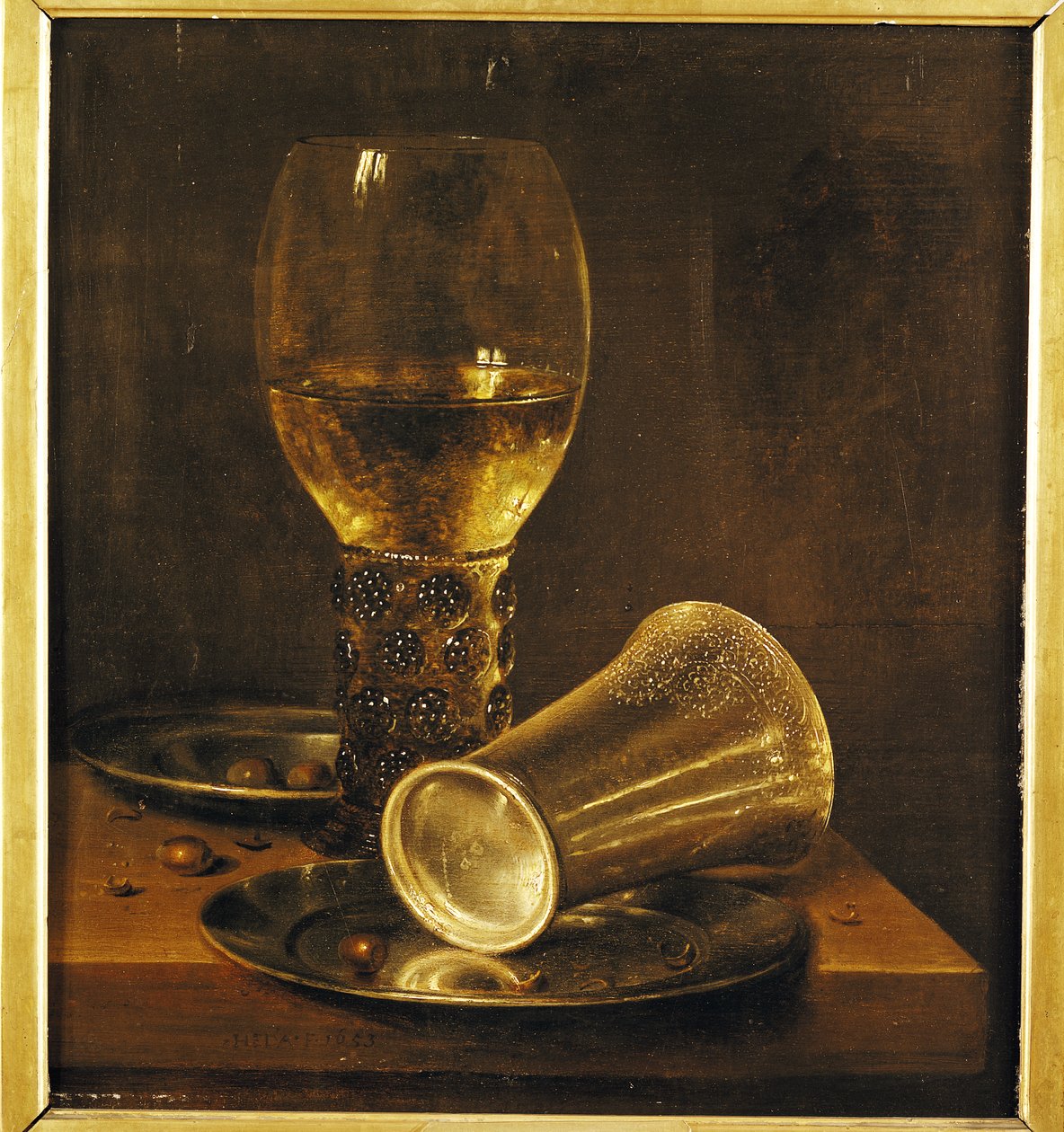 Stilleven met een Beker, 1653 door Willem Claesz. Heda