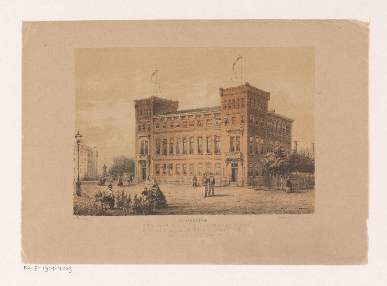 Zeemanshuis op het Kadijksplein in Amsterdam door Willem Hekking jr.