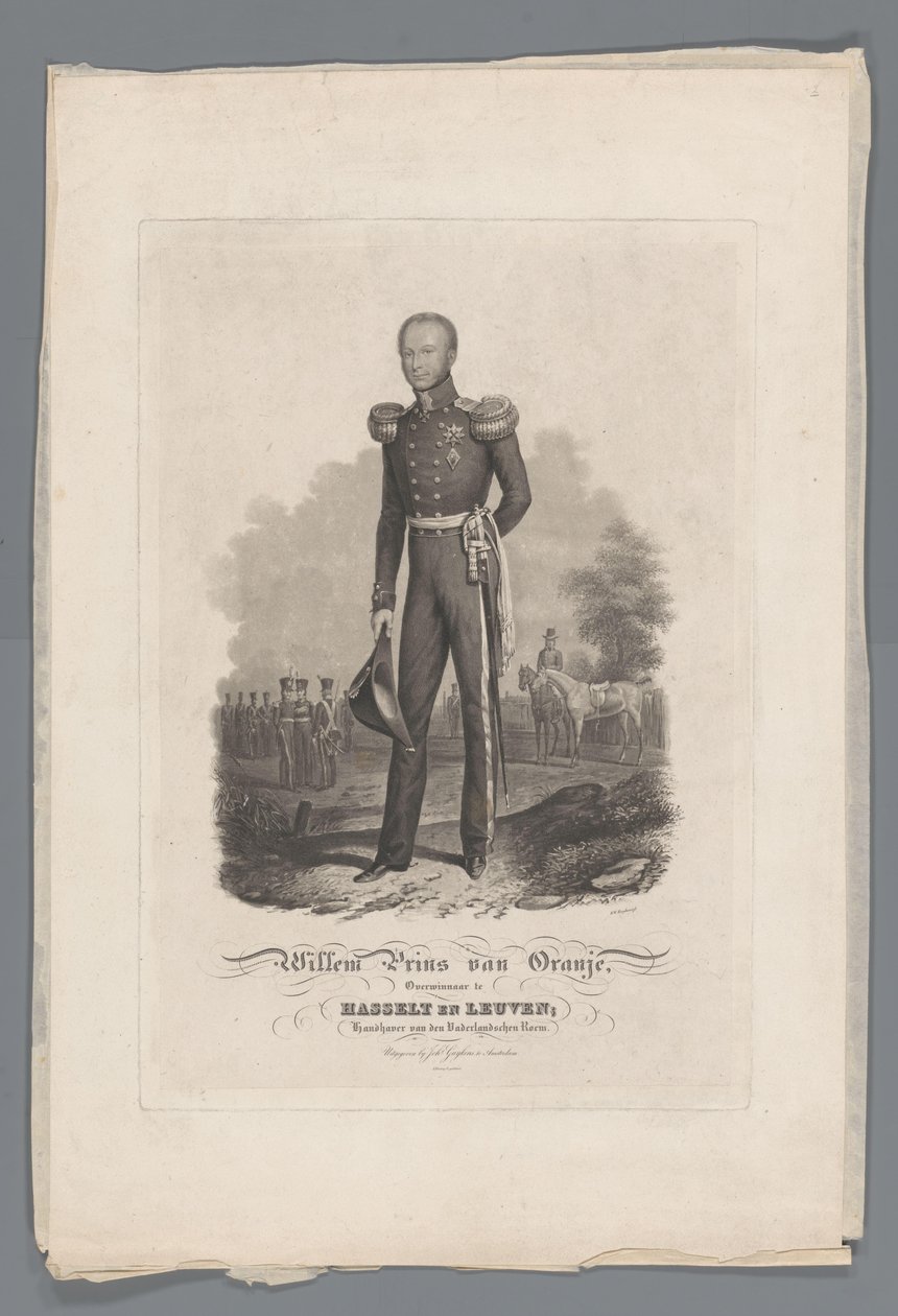 Willem Prins van Oranje, Overwinnaar te Hasselt en Leuven, Handhaver van den Nederlandschen Roem door Willem Hendrik Hoogkamer